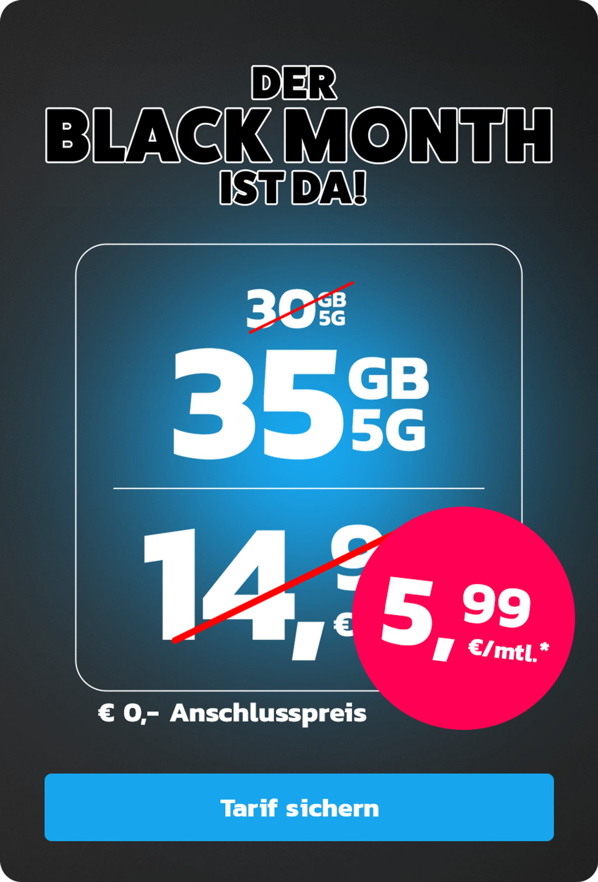 simyo 35 GB für 5,99 Offer