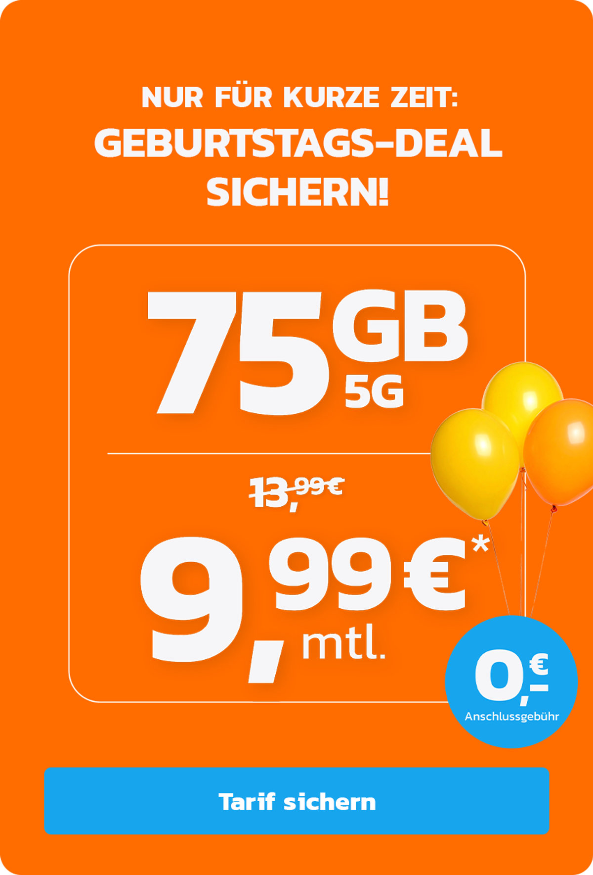 Image simyo 75 GB für 9,99 Offer