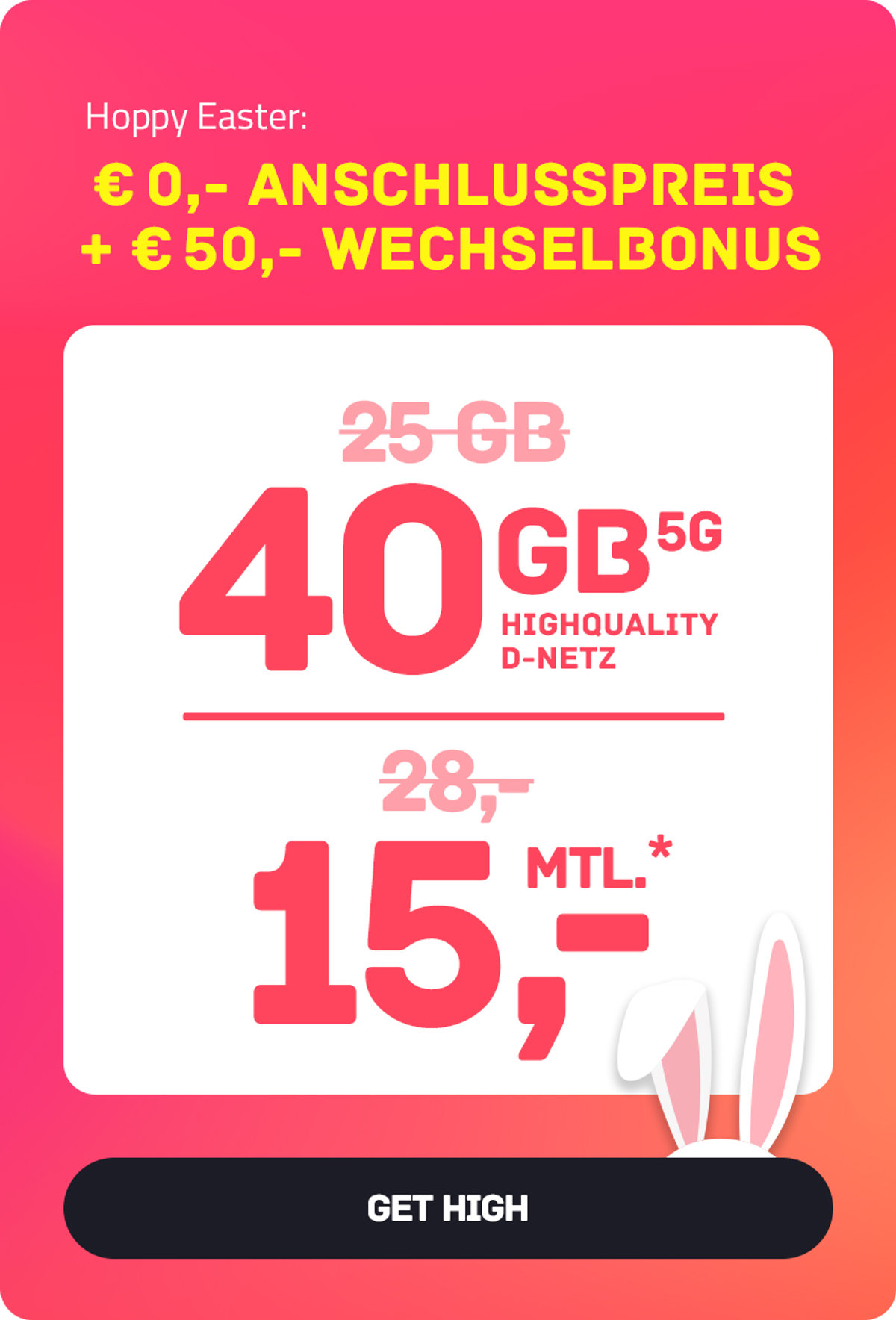 Startseite - High 40 5G Teaserbild