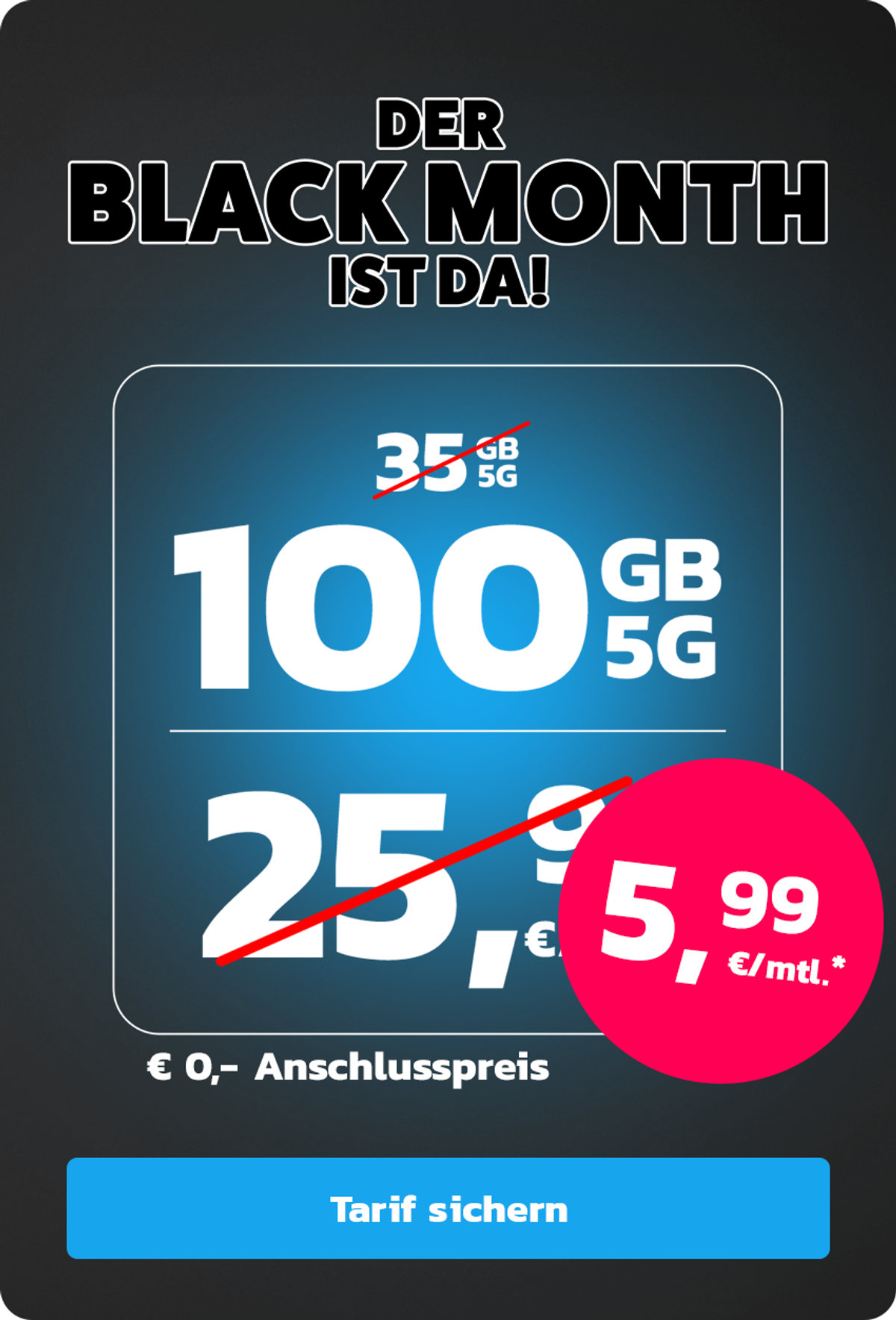 simyo 100 GB für 11,99 Offer