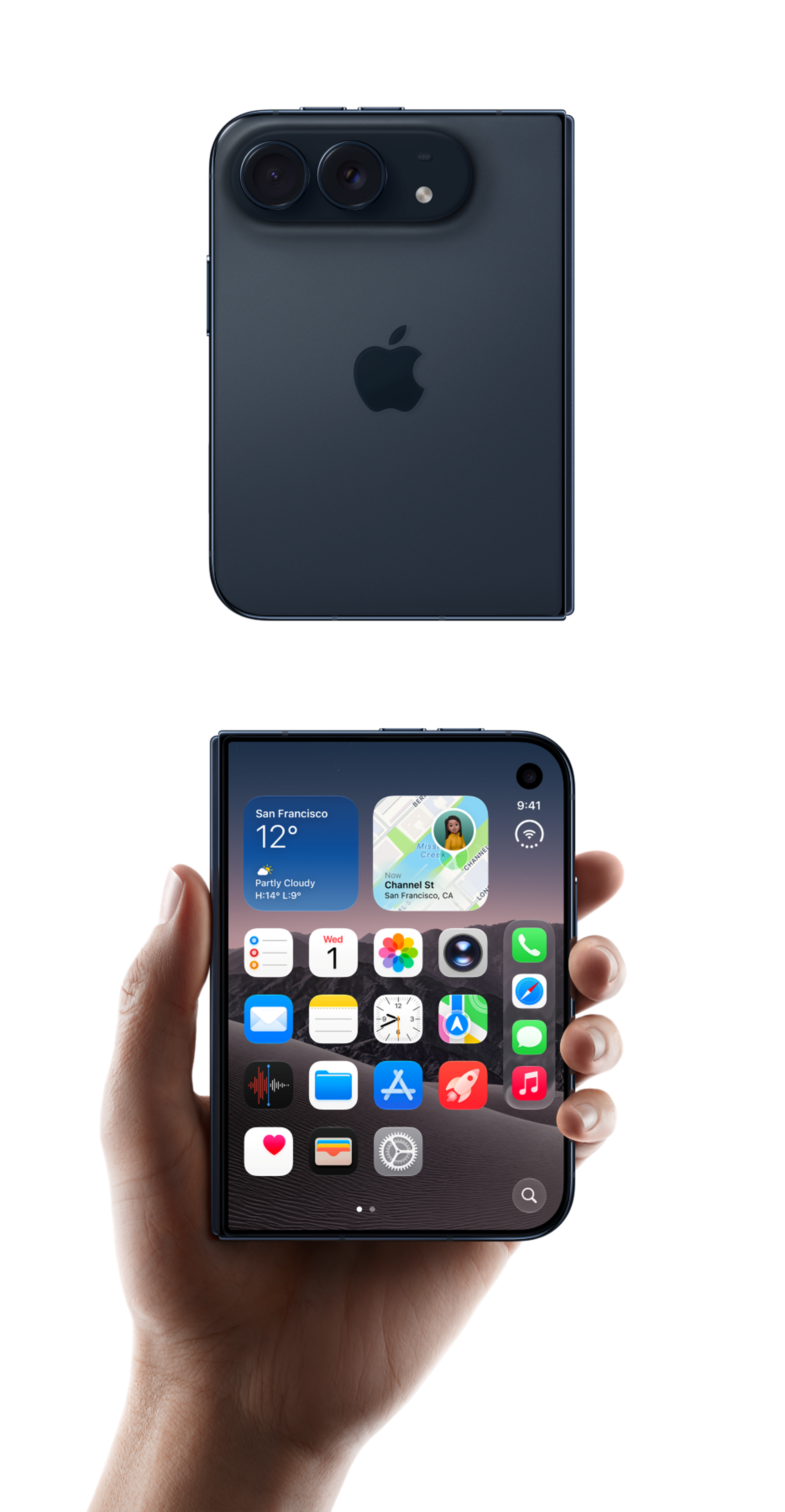 iPhone Duo zugeklappt