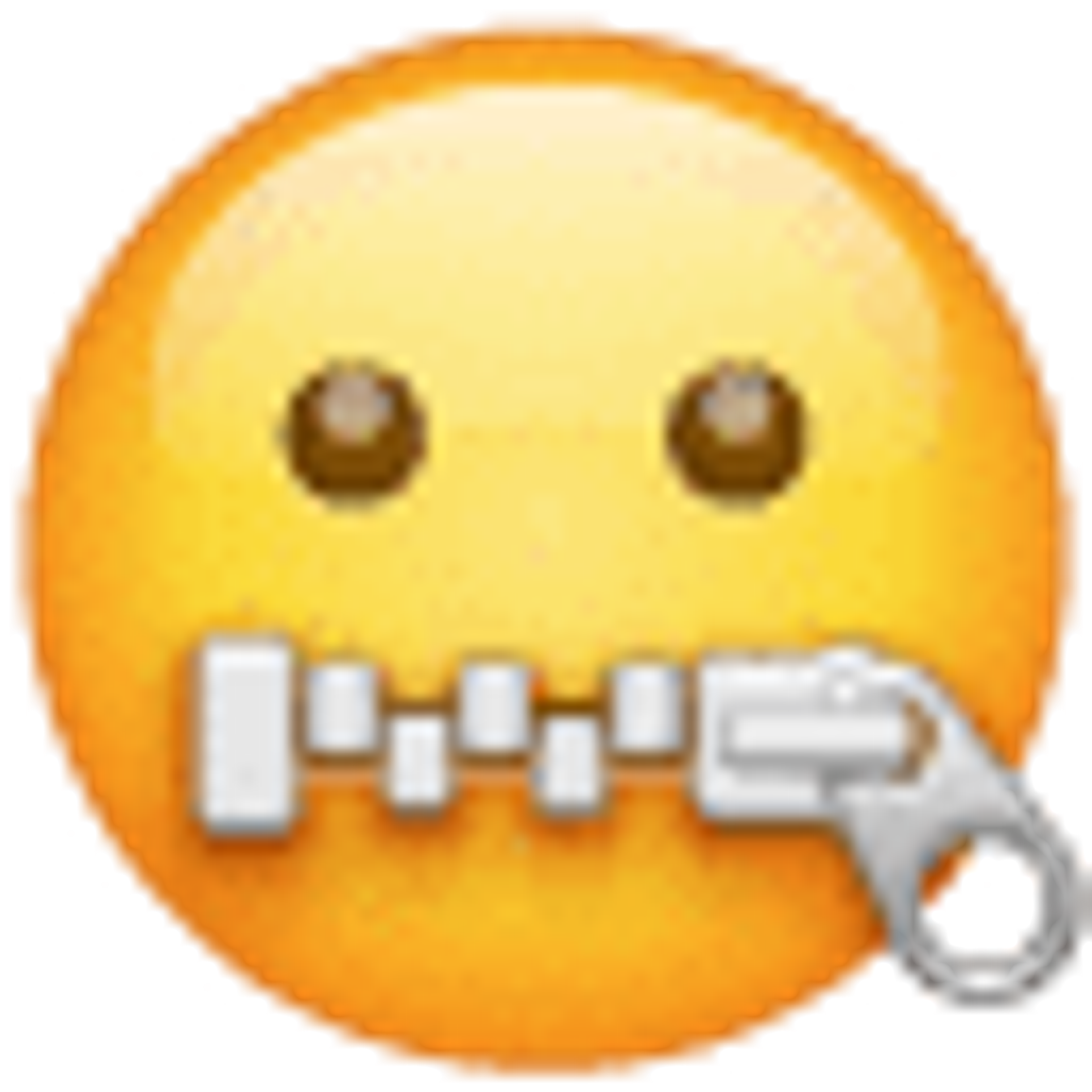 Reißverschluss Mund