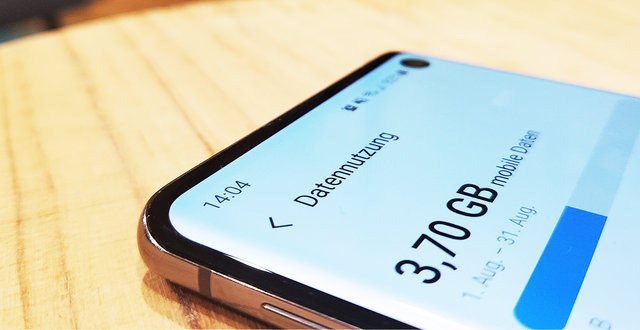 Datenvolumen - Header 