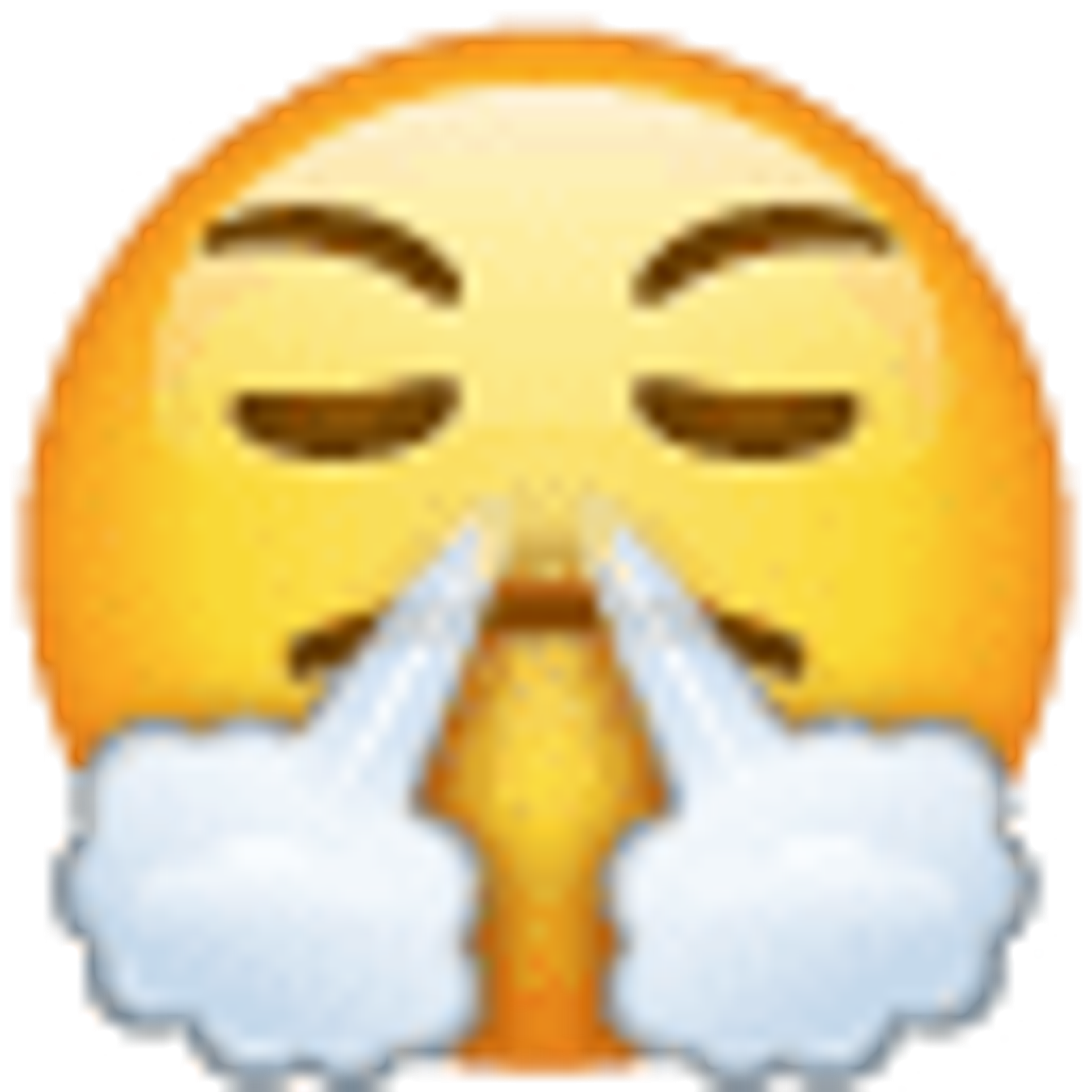 Triumphierendes Gesicht