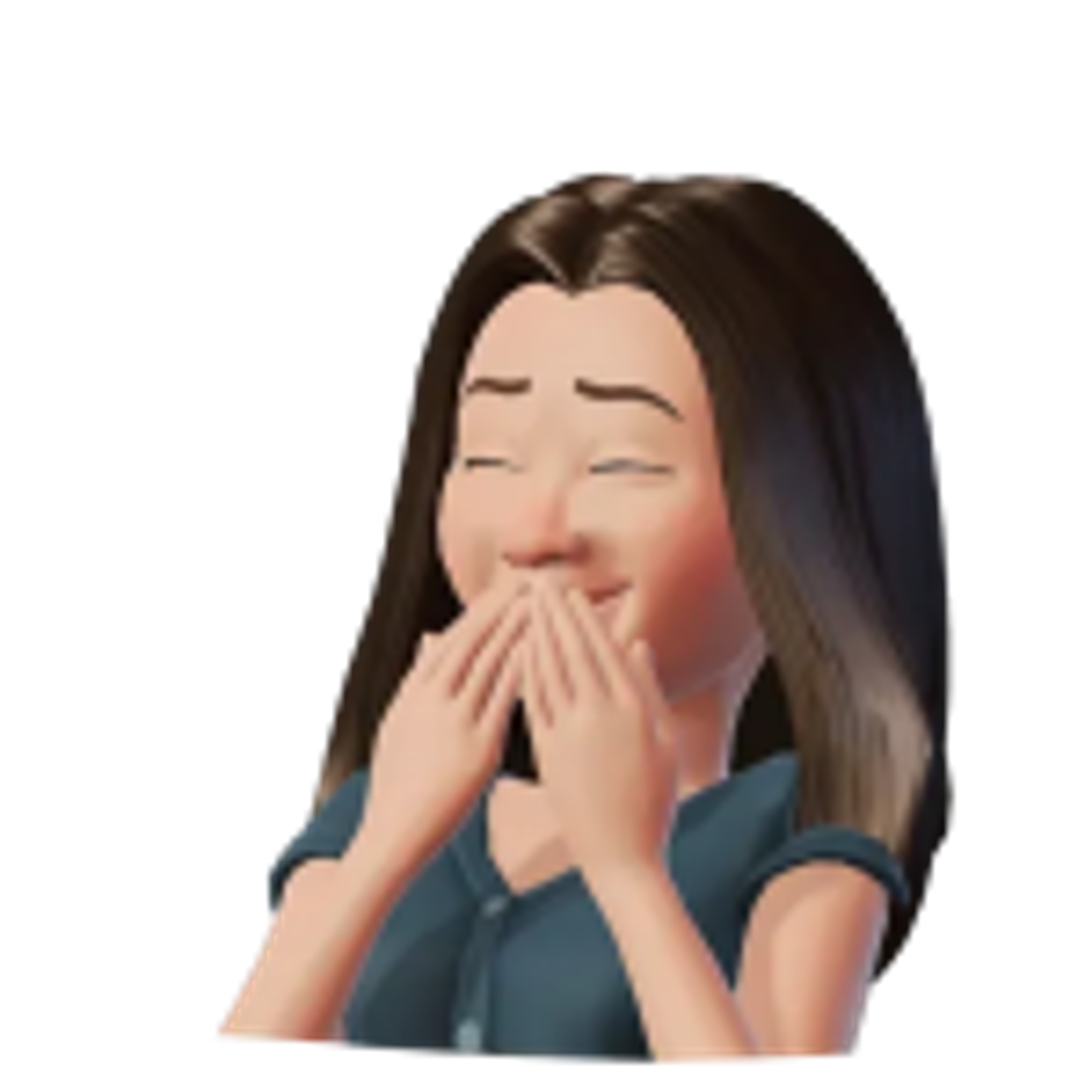 Ratgeber - WhatsApp Avatare Sticker - Hände vor dem Mund