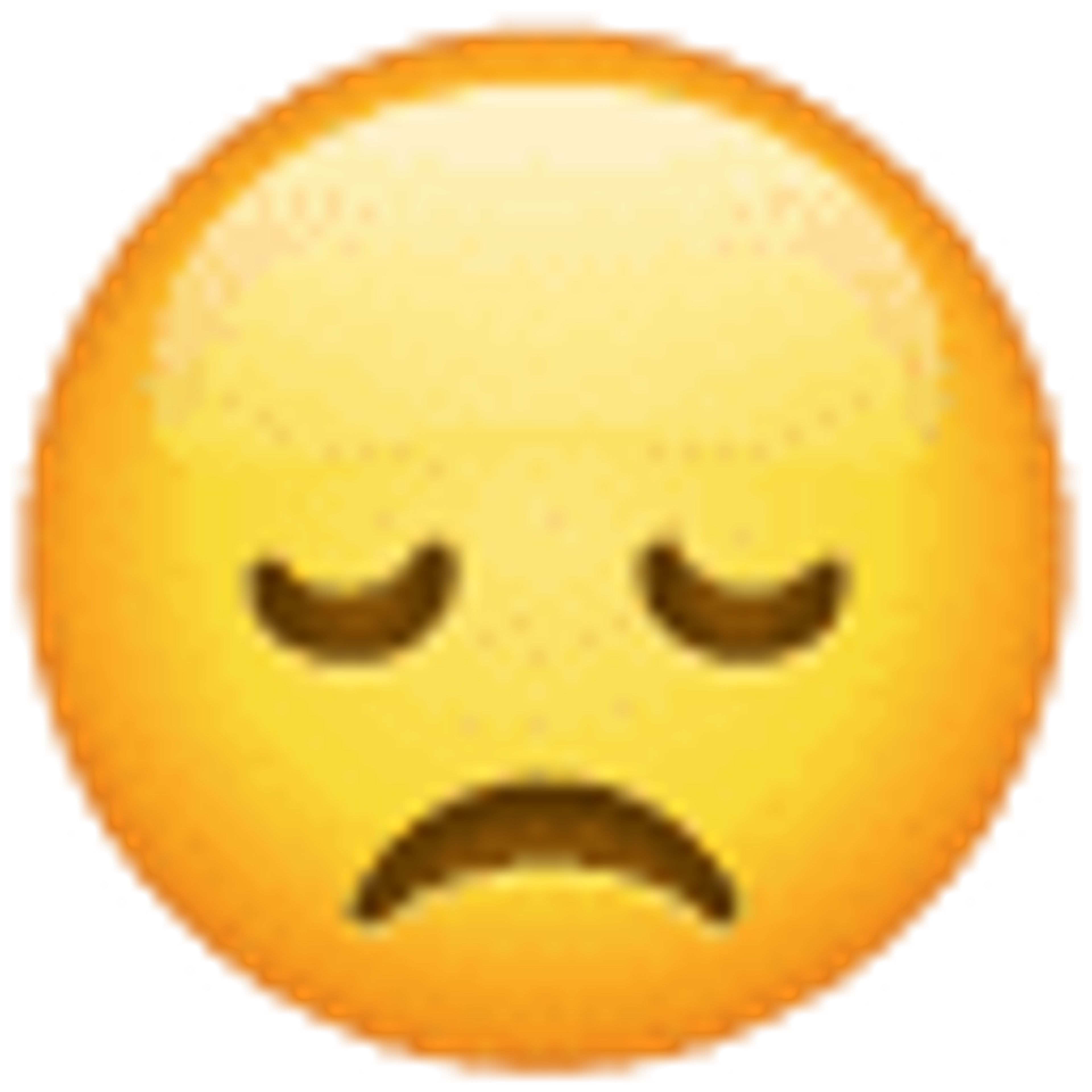 Enttäuschtes Gesicht