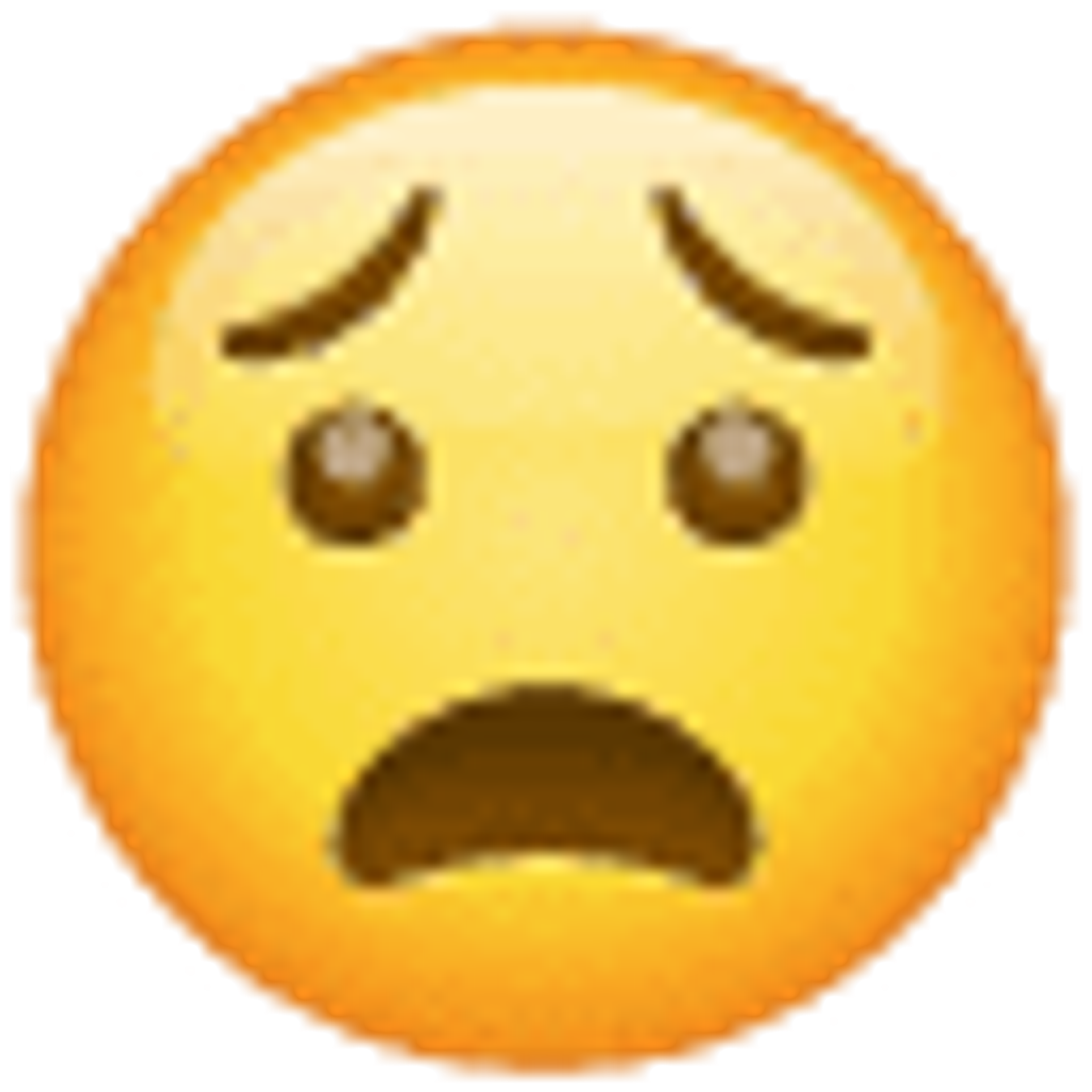 Schmerzgeplagtes Gesicht