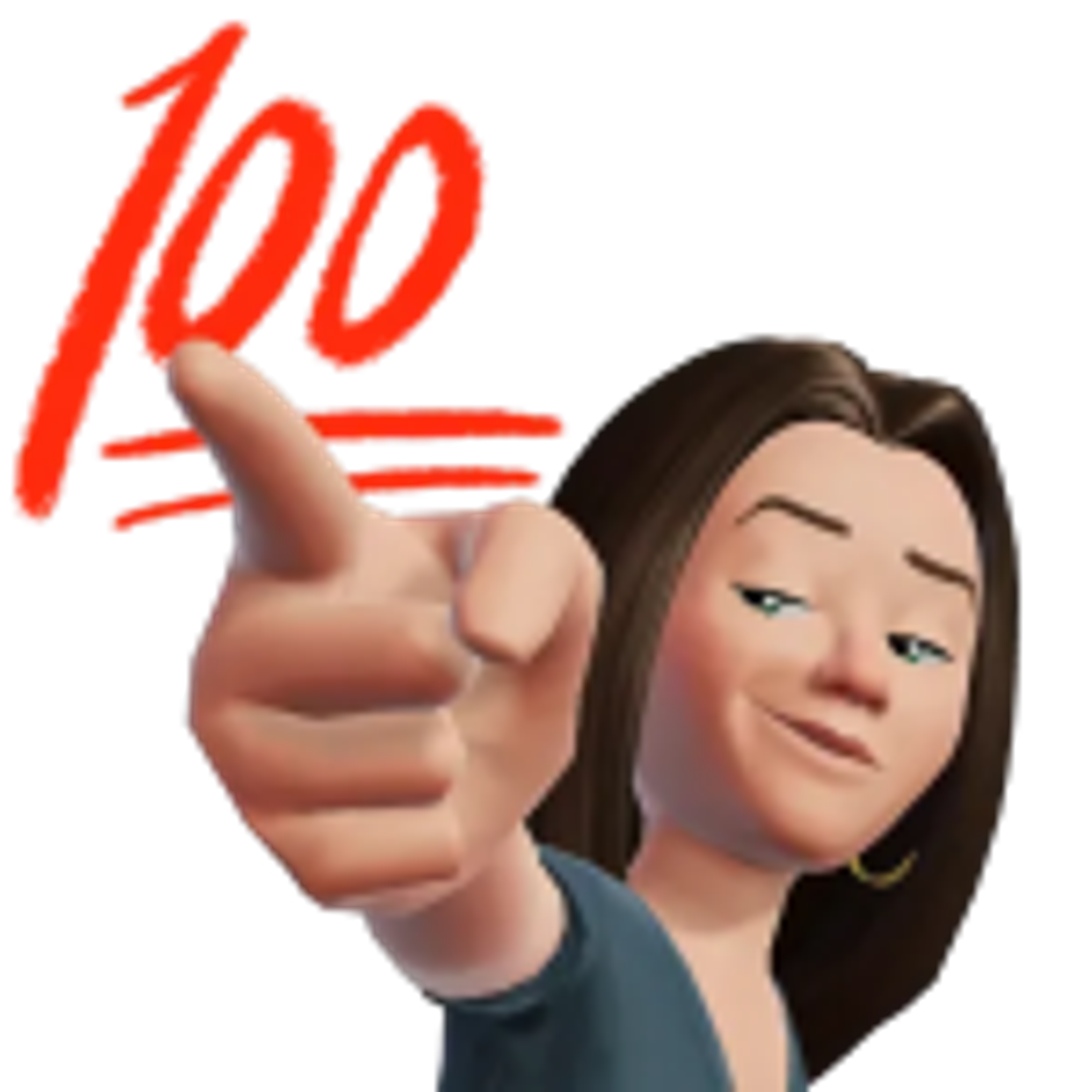 WhatsApp Sticker 100 Prozent