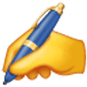 Schreibende Hand