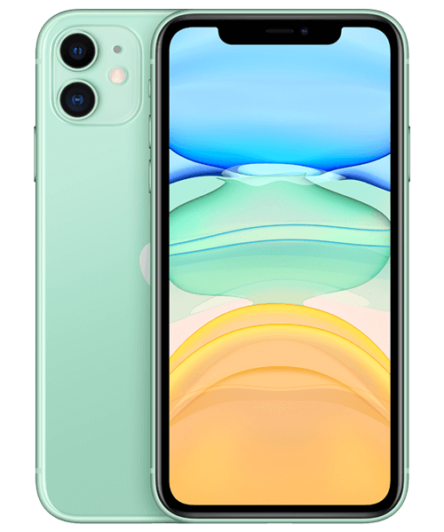 Apple iPhone 11 mit Vertrag günstig bei Sparhandy Apple iPhone 11 Front-Backansicht