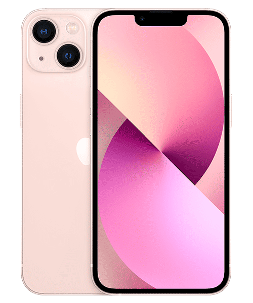 Apple iPhone 13 mit Vertrag günstig bei Sparhandy Apple iPhone 13 Front-Backansicht