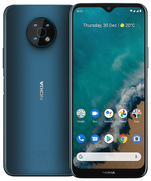 Nokia G50 Front-Backansicht