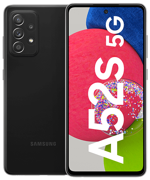 Samsung Galaxy A52s 5G Front-Backansicht