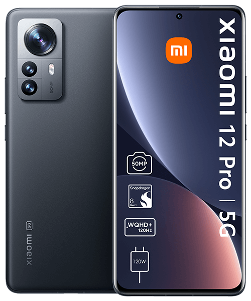 Xiaomi 12 Pro 5G Front-Backansicht