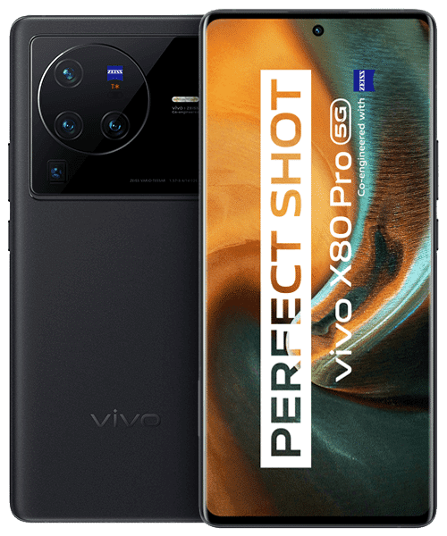 VIVO X80 Pro 5G Front-Backansicht