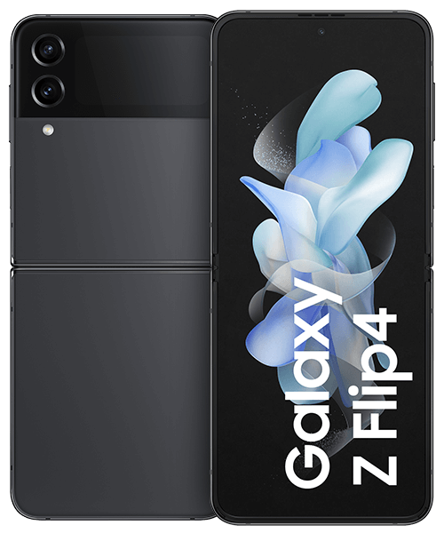 Exklusiv bei inkl Samsung Galaxy Z Flip4 5G Smartphone ohne Vertrag Android Klapphandy 256GB 12 Monate Herstellergarantie Graphite 