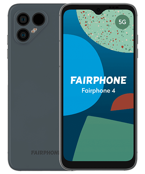 Fairphone 4 Front-Backansicht