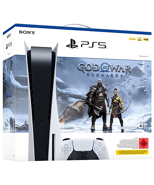 Sony PlayStation 5 Front-Backansicht