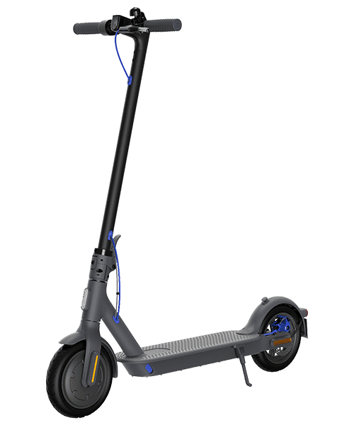 Xiaomi Mi Electric Scooter 3 mit Vertrag günstig bei Sparhandy Xiaomi Mi Electric Scooter 3 Front-Backansicht