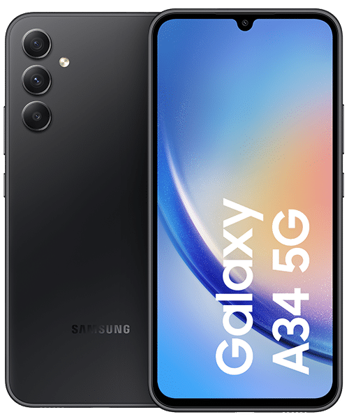 Samsung Galaxy A34 5G Front-Backansicht