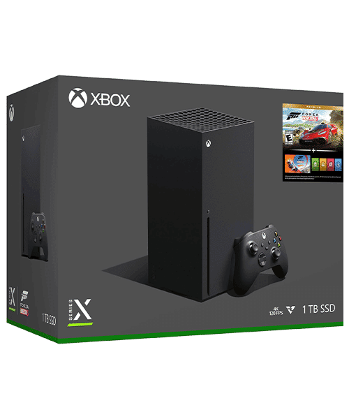 Microsoft Xbox Series X mit Vertrag günstig bei Sparhandy Microsoft Xbox Series X Front-Backansicht