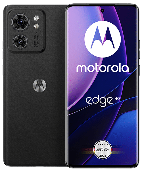 Motorola edge 40 Front-Backansicht