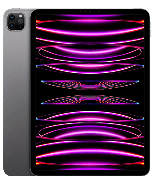 Apple iPad Pro 11.0 (2022) mit Vertrag günstig bei Sparhandy Apple iPad Pro 11.0 (2022) Front-Backansicht