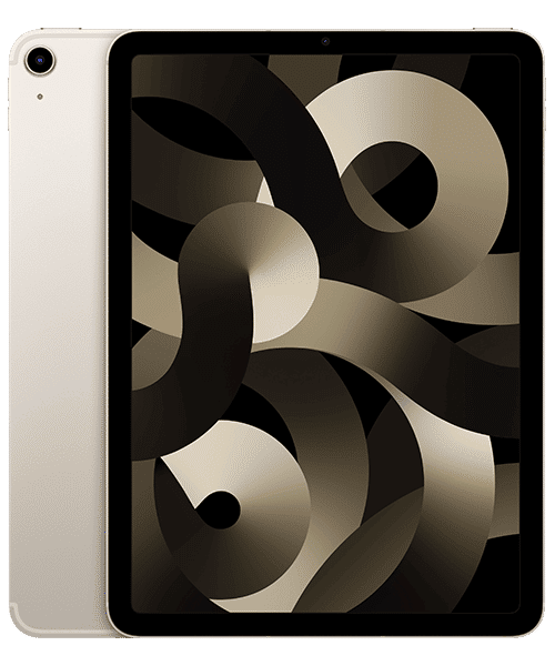 Apple iPad Air (2022) mit Vertrag günstig bei Sparhandy Apple iPad Air (2022) Front-Backansicht